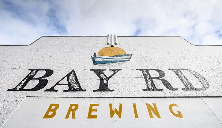 bay road brewery sign