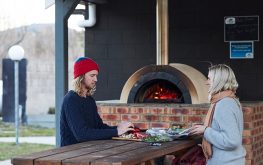 Jindabyne wood fire pizza oven