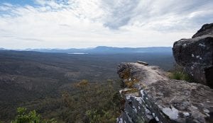 Mountain and skies in The Grampians