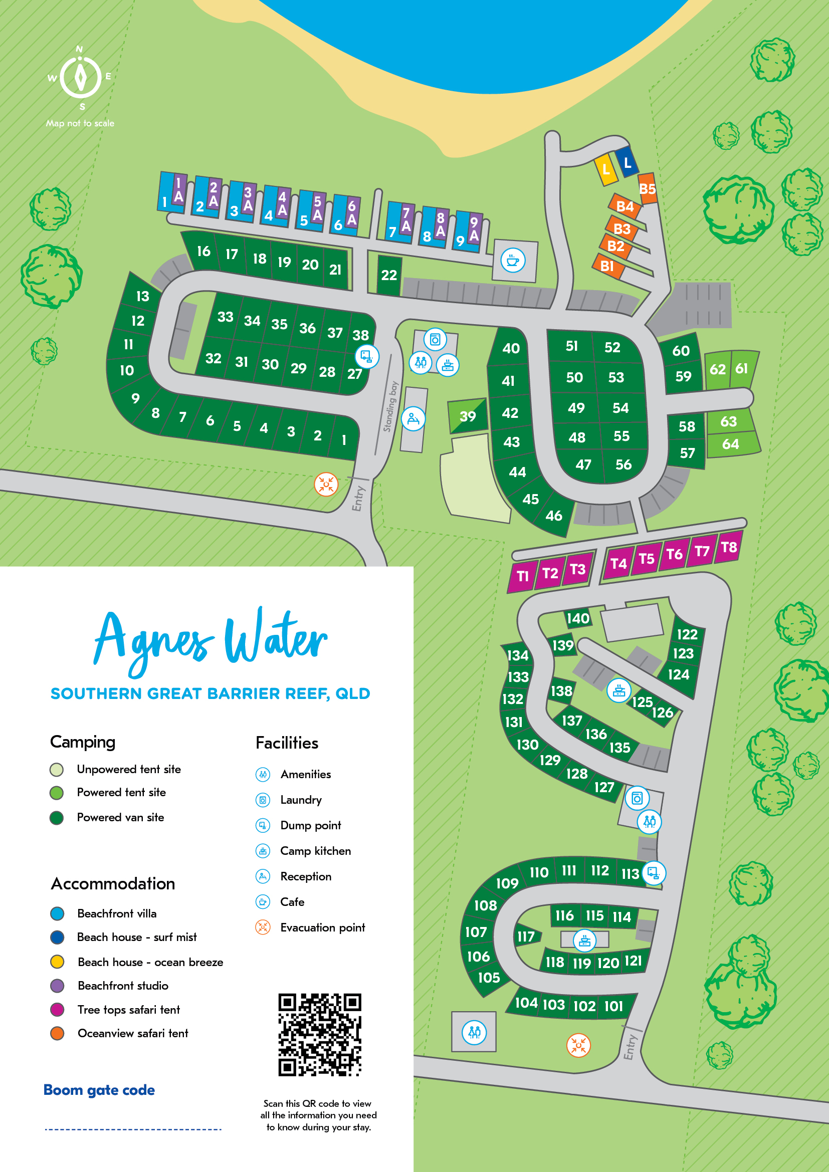 Agnes Water park map