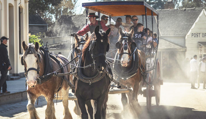 Ballarat horse drawn carriage