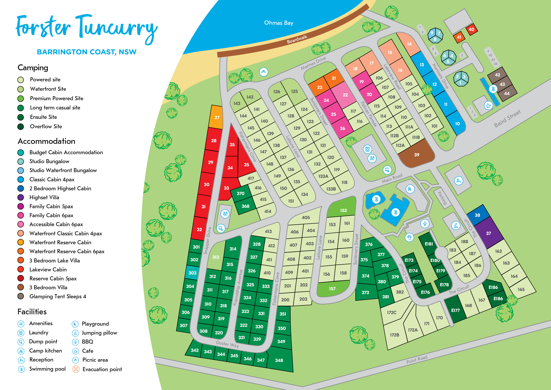 forster tuncurry park map
