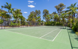 Gold Coast Caravan park tennis