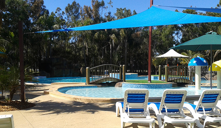 Swimming pool at NRMA Ocean Beach Holiday Resort
