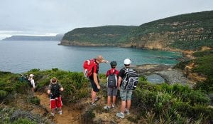 School Group on the Three Capes Track